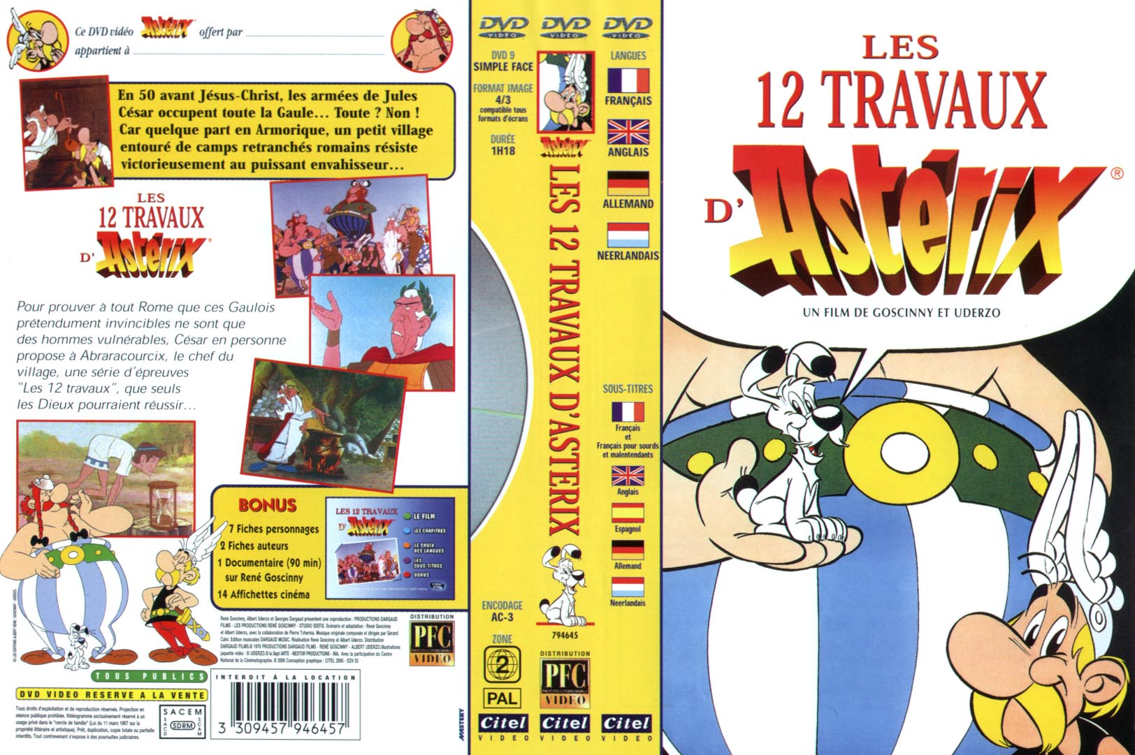 Les 12 travaux d'Asterix